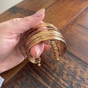 Beautiful gold bangle bracelet!